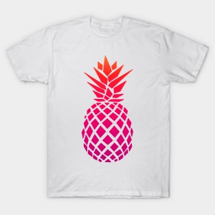 Pink Pineapple Design T-Shirt